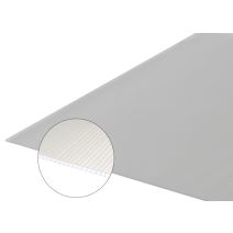 Plaque Alvéolaire Polycarbonate 4mm L.2xL.1,05m Carboglass